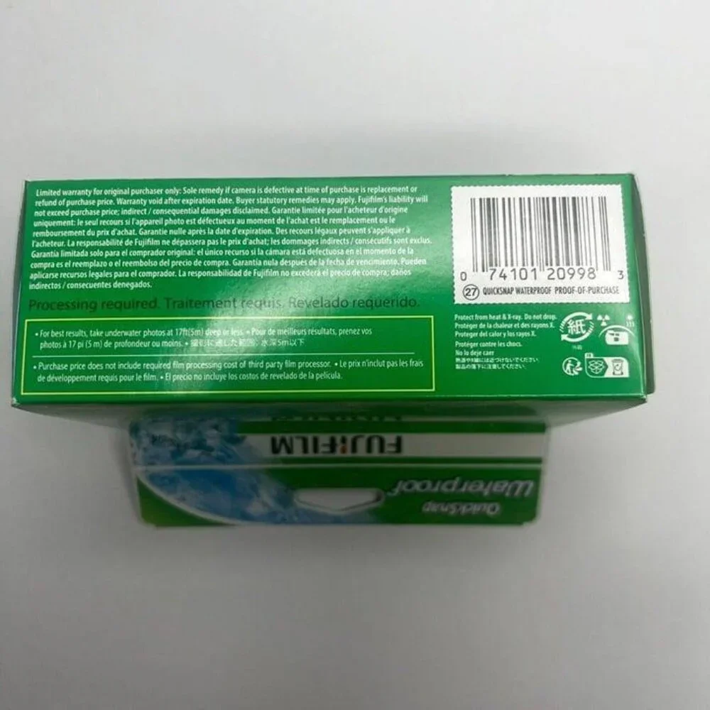 Supreme Fujifilm Disposable Waterproof One-Time-Use Camera Brand New